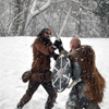 duel à l'épée viking