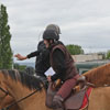 Equitation médiévale et lutte